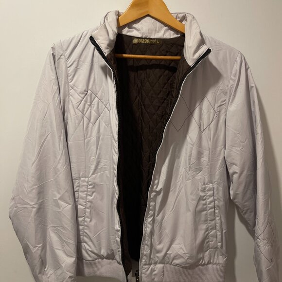 Women Orage Lilac Bomber Jacket size M - Picture 5 of 8